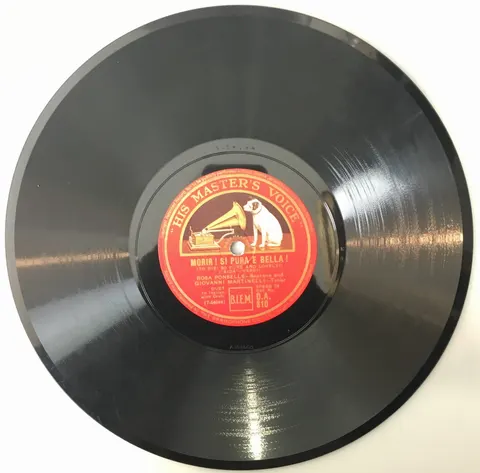 Rosa Ponselle La Fatal Pietra / Morir! Si Pura E Bella DA810 HMV
