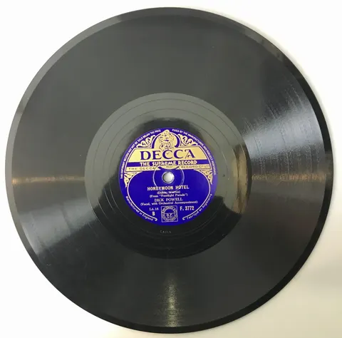 Dick Powell Honeymoon hotel / Ah! The Moon is Here F3772 Decca