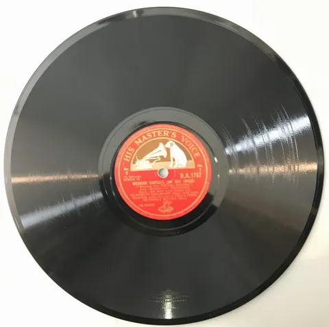 Elisabeth Schumann Wedding Cartata No. 202 DA1757 HMV