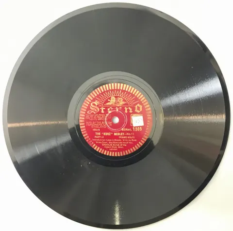 Charlie Kunz The Kunz Medley No. 10 1505 Sterno