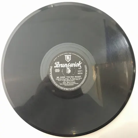 Tex Williams Old Betsy / Be Sure You're Right 5516 Brunswick