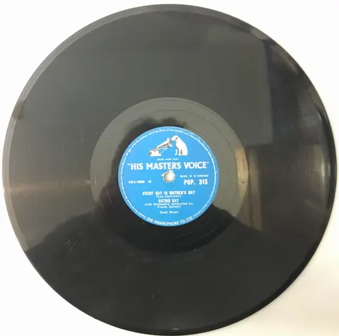 Kathie Kay From The First Hello / Every Day is Mother's Day POP315 HMV