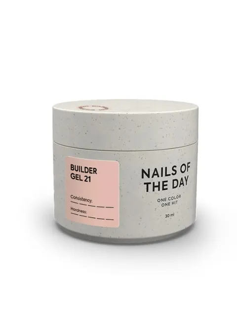 NAILSOFTHEDAY Builder gel 21, 30 ml