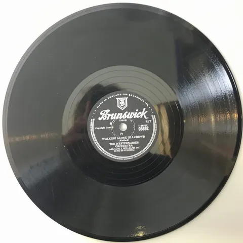 The Westernaires Orch. Sweet Talk / Walking Alone in A Crowd 5692 Brunswick