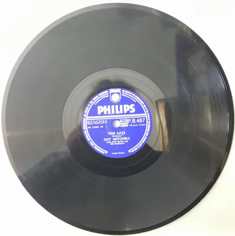 Guy Mitchell Let Us Be Sweethearts Over Again / Too Late PB487 Philips