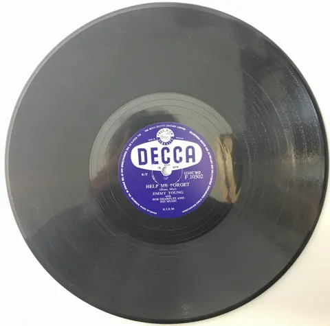 Jimmy Young Unchained Melody / Help Me Forget F10502 Decca