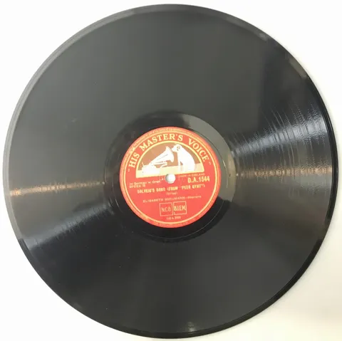 Elisabeth Schumann Cradle Song The Kiss / Peer Gynt DA1544 HMV