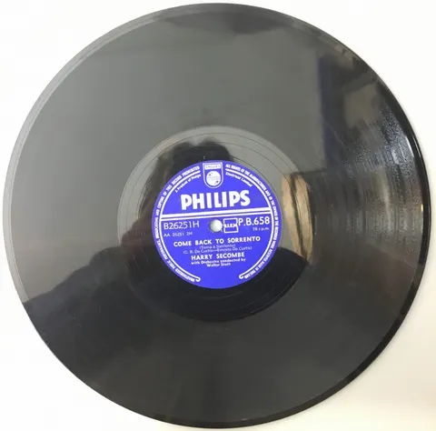 Harry Secombe Catari, / Come Back to Sorrento PB658 Philips