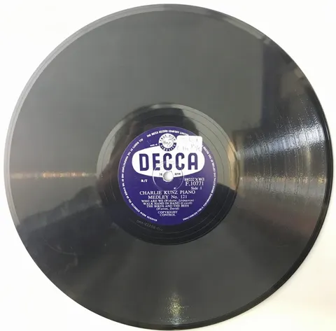 Charlie Kunz Piano Medley No. 121 F10771 Decca