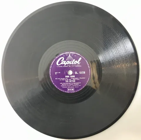 Tex Ritter Boogie Woogie Cowboy / High Noon CL13778 Capitol