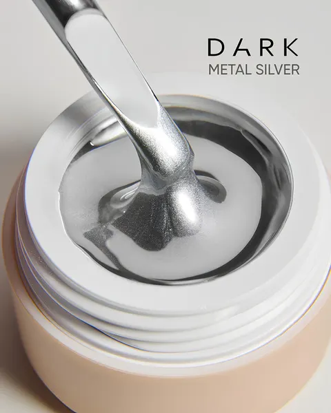 DARK Silver metal Gel Paint, 5 g