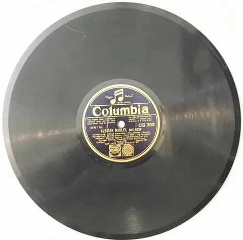 Berliner Tanz Orch. Dark Eyes / Russian Medley CB353 Columbia