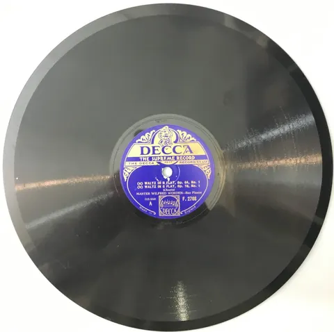 Master Wilfred Worden Waltz in C Sharp Minor, Op. 64, No. 2 F2708 Decca