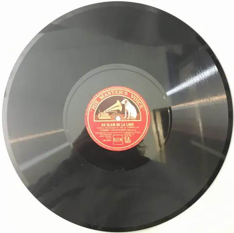 Yvonne Printemps Plaisir D'amour / Au Clair De La Lune DB1625 HMV