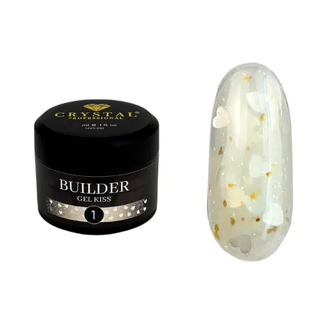 CRYSTAL Builder Gel KISS nr 1 - 15 ml