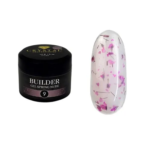 CRYSTAL Builder Gel Spring Nude nr 9 - 30 ml