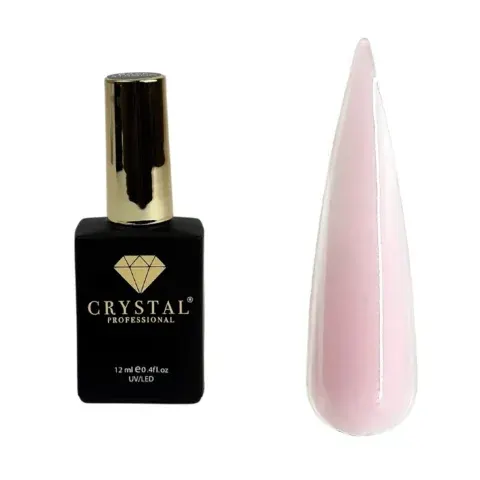 CRYSTAL Top Blush - kamuflujący top hybrydowy 12 ml