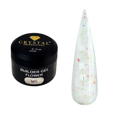 CRYSTAL Builder Gel Flower nr 1 - 15 ml