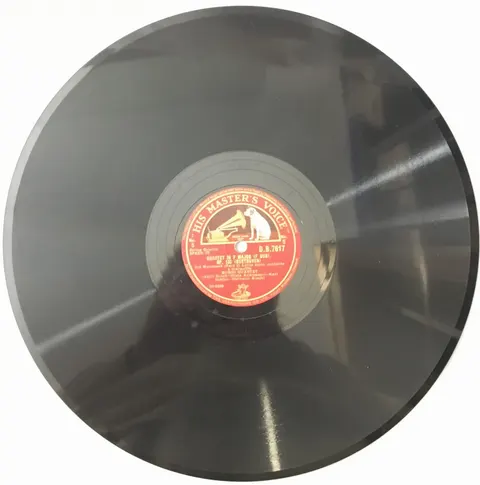 Busch Quartet in F Major P. 135 DB7617 HMV