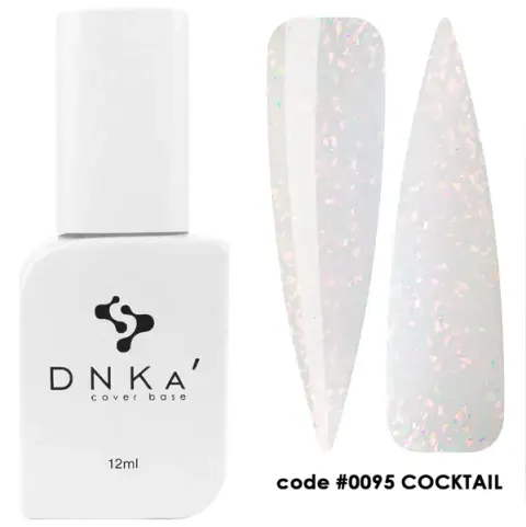 DNKa RUBBER BASE FRENCH NEW FORMULA (cover), 12 ml #0095 Cocktail