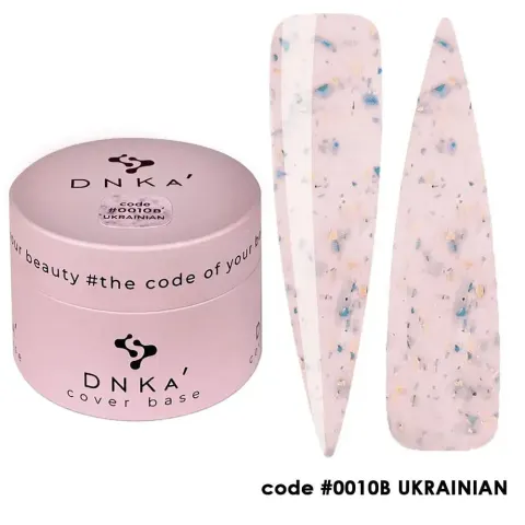 DNKa RUBBER BASE FRENCH NEW FORMULA (cover), 30 ml #0010B' Ukrainian