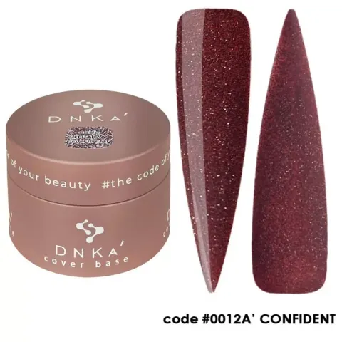 DNKa RUBBER BASE FRENCH NEW FORMULA (cover), 30 ml #0012A' Confident