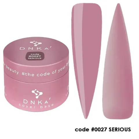 DNKa RUBBER BASE FRENCH NEW FORMULA (cover), 30 ml #0027 Serious