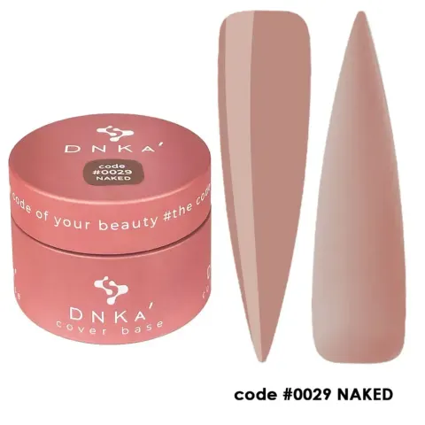 DNKa RUBBER BASE FRENCH NEW FORMULA (cover), 30 ml #0029 Naked