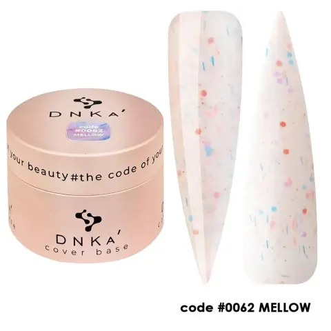 DNKa RUBBER BASE FRENCH NEW FORMULA (cover), 30 ml #0062 Mellow