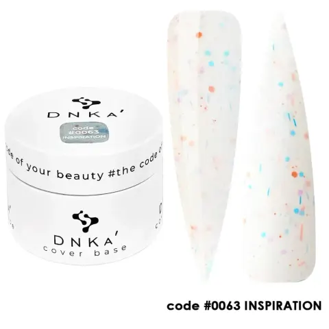 DNKa RUBBER BASE FRENCH NEW FORMULA (cover), 30 ml #0063 Inspiration