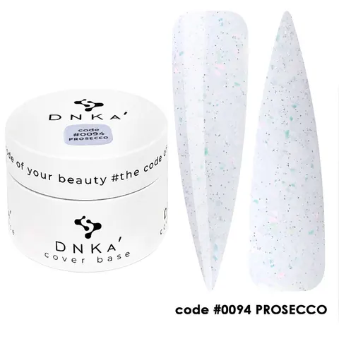 DNKa RUBBER BASE FRENCH NEW FORMULA (cover), 30 ml #0094 Twinkle