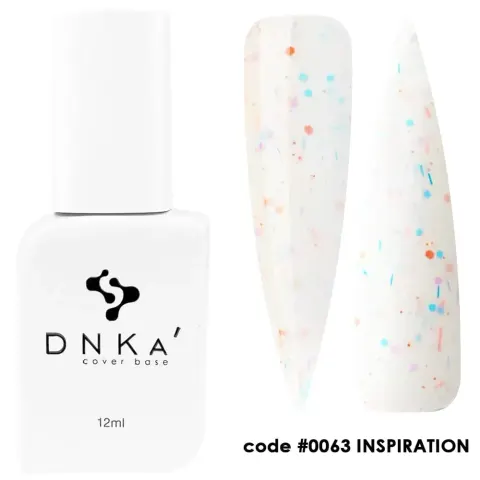 DNKa RUBBER BASE FRENCH NEW FORMULA (cover), 12 ml #0063 Inspiration