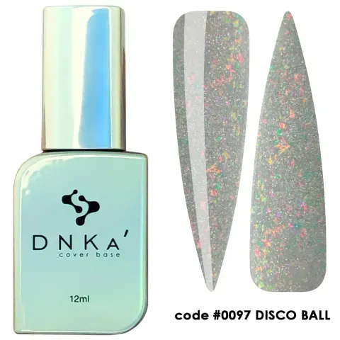DNKa RUBBER BASE FRENCH NEW FORMULA (cover), 12 ml #0097 Disco Ball