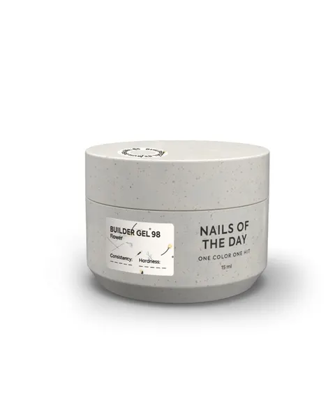 NAILSOFTHEDAY Builder gel 98 flower gel, 15 ml