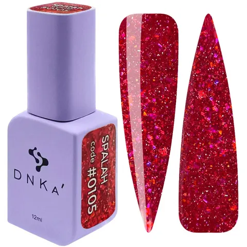 DNKa COLOR GEL POLISH NEW FORMULA, 7 ml #0105 FLASH