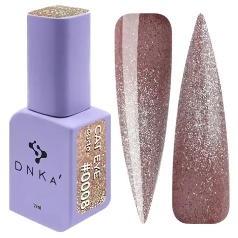 DNKa COLOR GEL POLISH CAT`S EYE, 7 ml #0008
