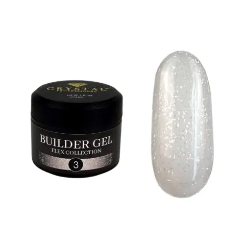 CRYSTAL Builder Gel FLEX nr 3 - 30 ml