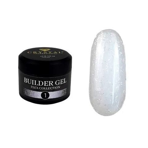 CRYSTAL Builder Gel FLEX nr 1 - 30 ml