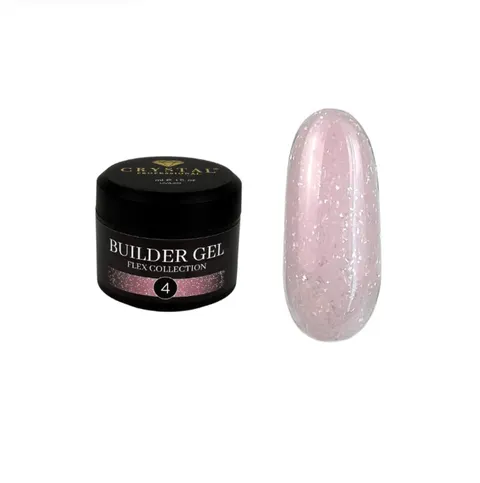 CRYSTAL Builder Gel FLEX nr 4 - 15 ml