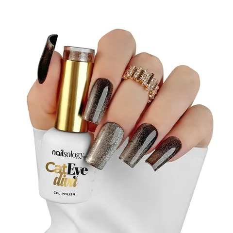 Clavier - Nailsology Lakier hybrydowy Cat Eye Diva, C03 Catte Late, 8ml