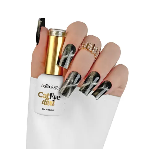 Clavier - Nailsology Lakier hybrydowy Cat Eye Diva C02 Meowtini, 8ml