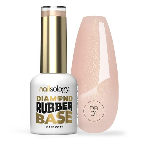 Clavier - Nailsology Baza DIAMOND RUBBER BASE DB01 Chiquite, do paznokci, do lakierów hybrydowych, 8ml