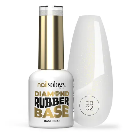 Clavier - Nailsology Baza DIAMOND RUBBER BASE DB02 Beach Babe, do paznokci, do lakierów hybrydowych, 8ml