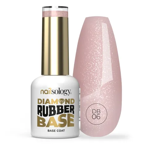 Clavier - Nailsology Baza DIAMOND RUBBER BASE DB06 Classy Lassie, do paznokci, do lakierów hybrydowych, 8ml
