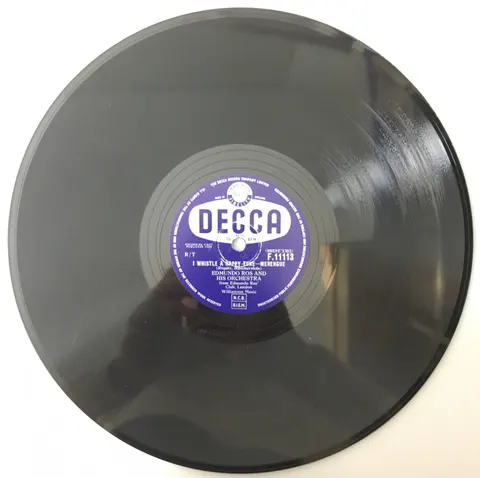 Edmundo Ros I Talk The Trees Cha-cha / I Whistle a Happy Tune F11113 Decca