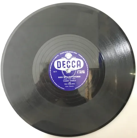 Tommy Stelle Rock Around The Town/ Rock With The Caveman F10795 Decca