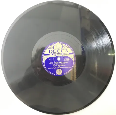 David Whitfield Love, Tears and Kisses / Cara Mia F10327 Decca