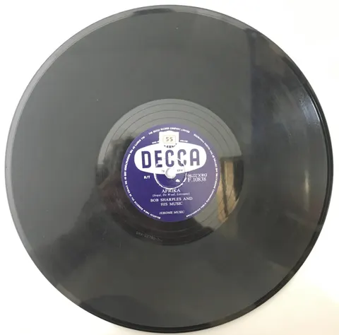 Bob Sharples Afrika / Ooh-La-La Oui-Oui F10838 Decca