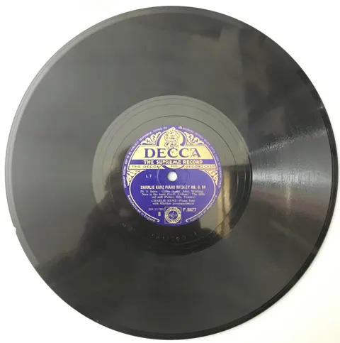 Charlie Kunz Piano Medley No. D.84 F8827 Decca