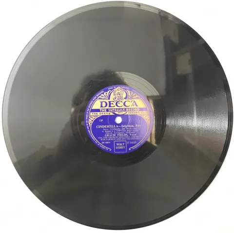 Gracie Fields Cinderella Part 1, 2 F9449 Decca